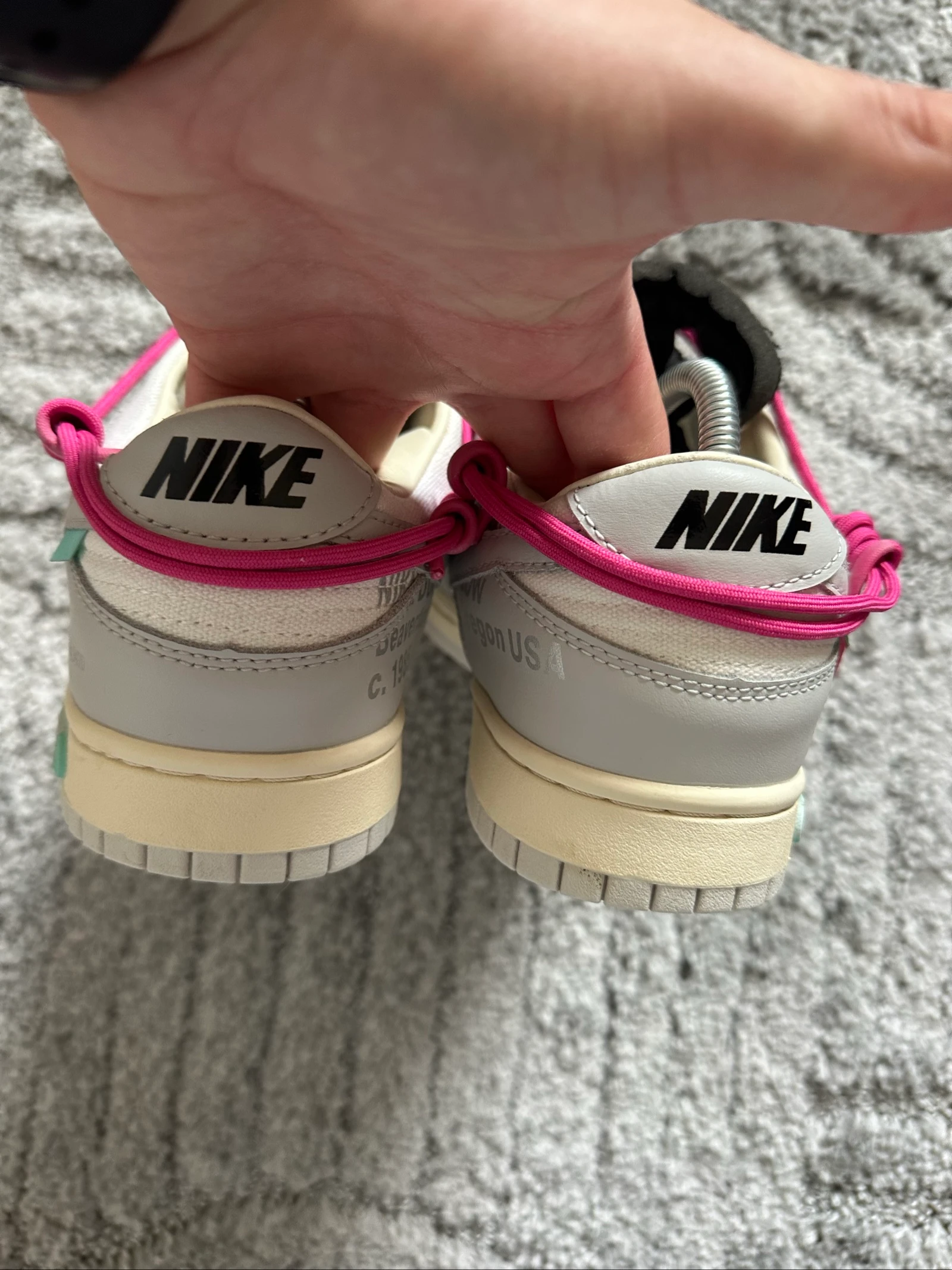 Nike x Off White | Nike Dunk Low x Off White Grey | Size 42 – photo 4